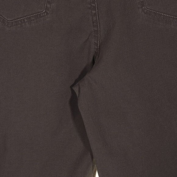 Women Size Small 28 Pants Capri  28 x 17 Brown Stretch Embroider Stud Boyfriend - Picture 7 of 8